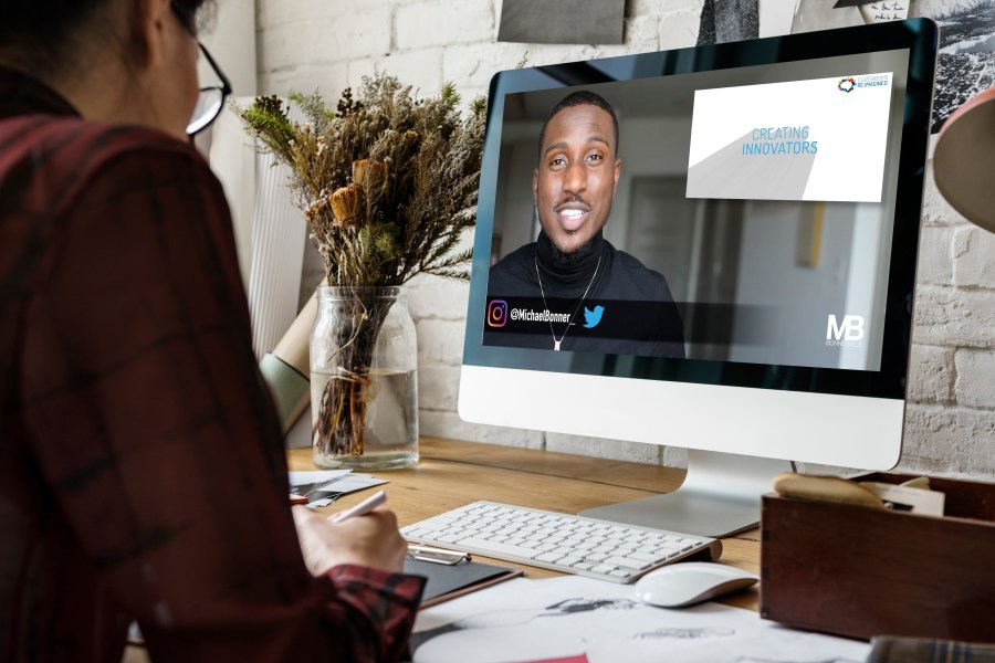 Virtual Event Live Broadcast PIP